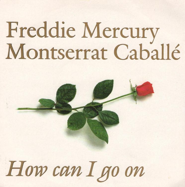 Freddie Mercury 'How Can I Go On' UK 7" front sleeve