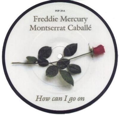 Freddie Mercury 'How Can I Go On' UK 7" picture disc