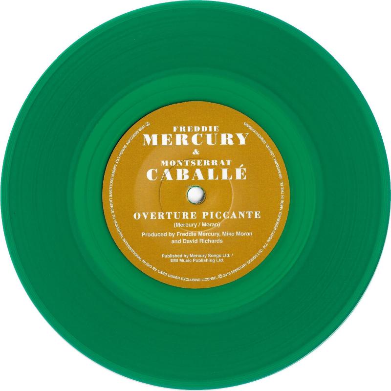 Freddie Mercury 'How Can I Go On' 2016 'Messenger Of The Gods' 7" coloured vinyl