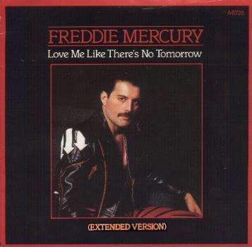 Freddie Mercury 'Love Me Like There's No Tomorrow' UK 12" front sleeve