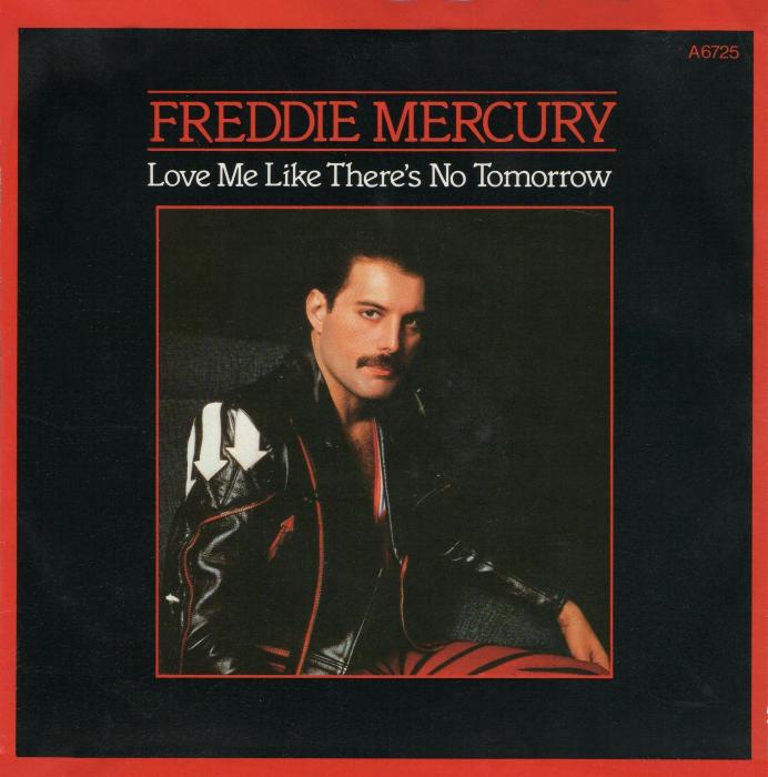 Freddie Mercury 'Love Me Like There's No Tomorrow' UK 7" front sleeve