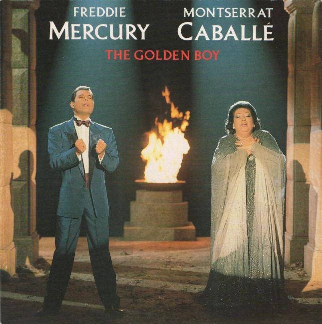 Freddie Mercury 'The Golden Boy' UK 7" front sleeve