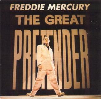 Freddie Mercury 'The Great Pretender' UK 7" front sleeve