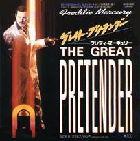 Freddie Mercury 'The Great Pretender' Japanese 7" front sleeve