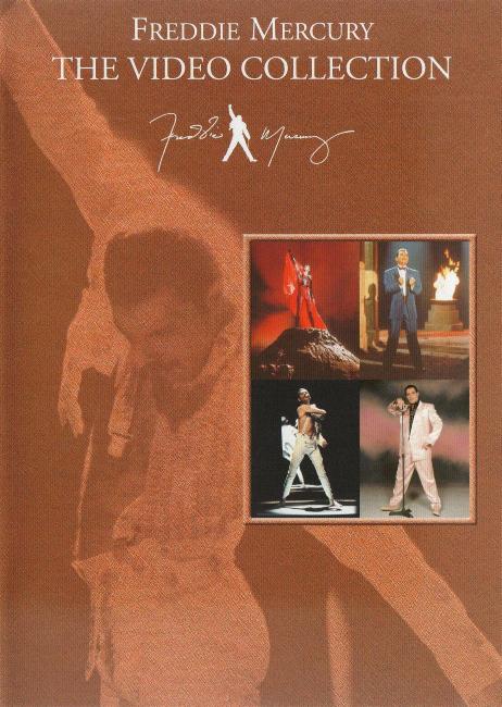 Freddie Mercury 'The Video Collection' UK DVD front sleeve