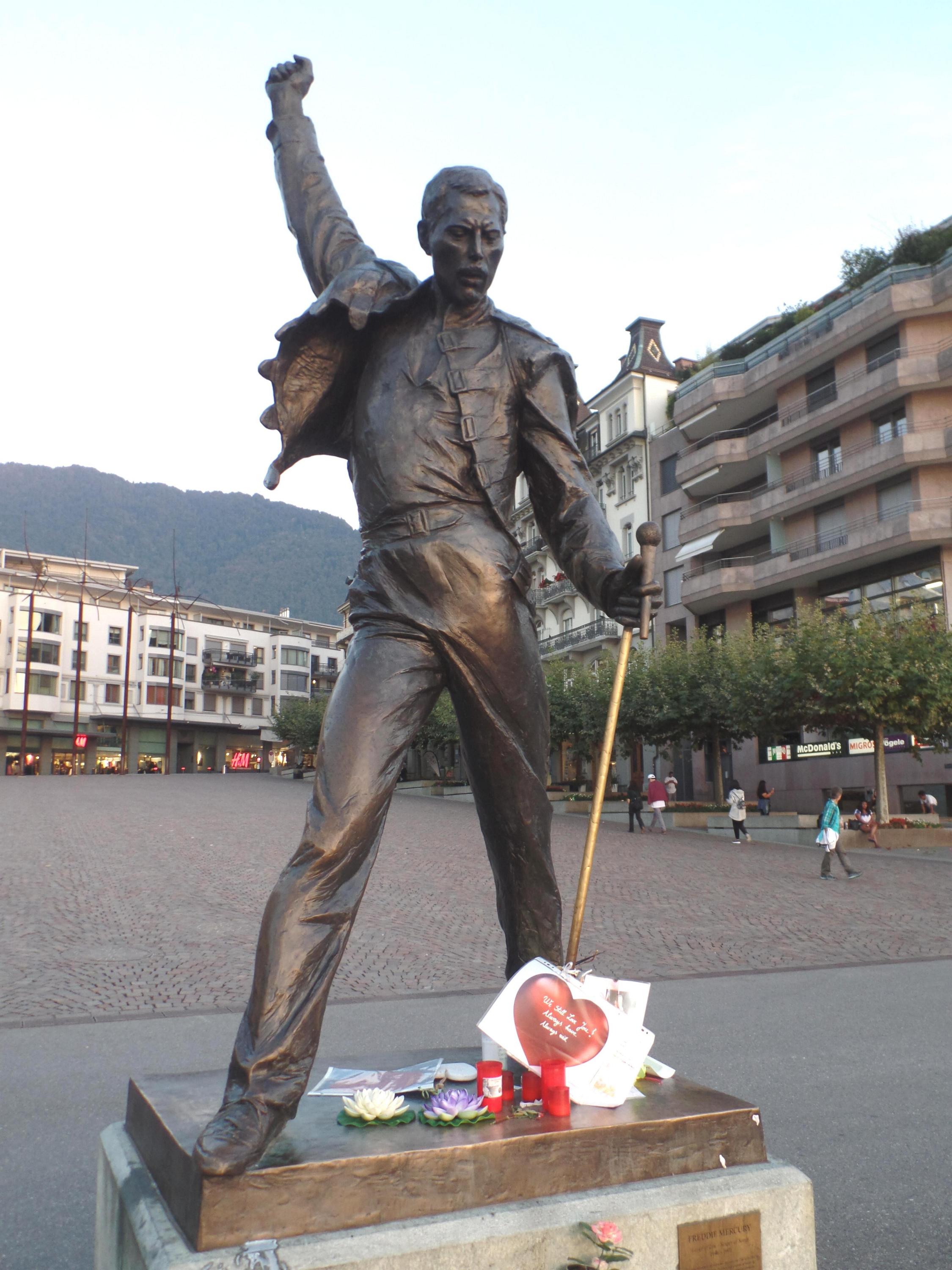 freddie mercury clay sculpture