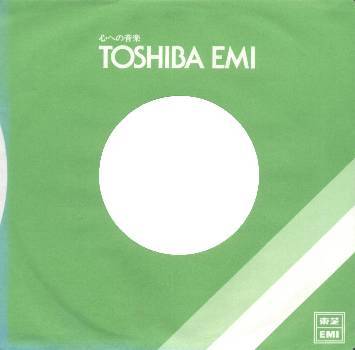 Japanese Toshiba record company sleeve