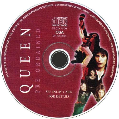 'Pre-Ordained' CD disc
