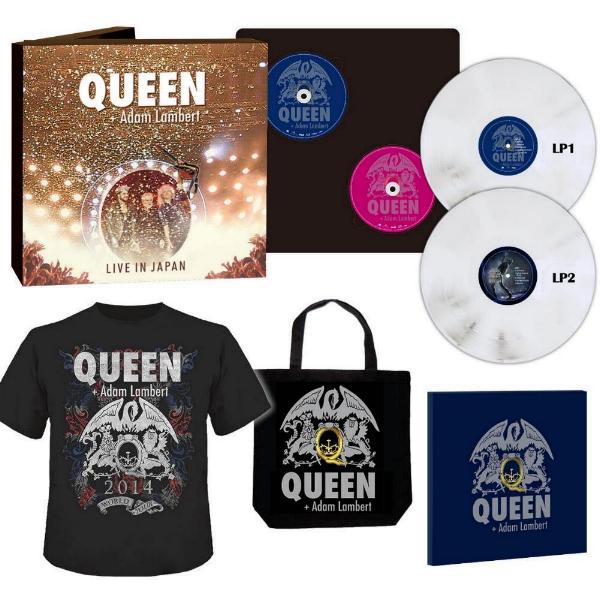 Queen + Adam Lambert 'Live In Japan' Japanese boxed set contents