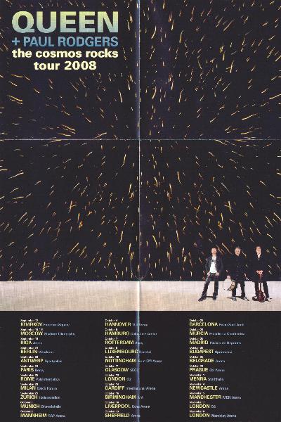 UK CD tour edition slipcase poster