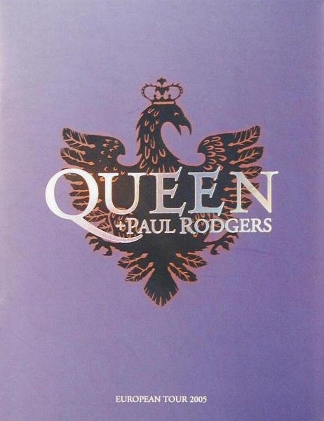 Queen & Paul Rodgers 'Europe Live' tour programme front sleeve
