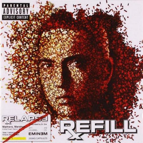 Eminem 'Relapse: Refill' UK CD front sleeve