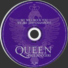 Queen + Paul Rodgers 'We Will Rock You' Japanese promo CD disc
