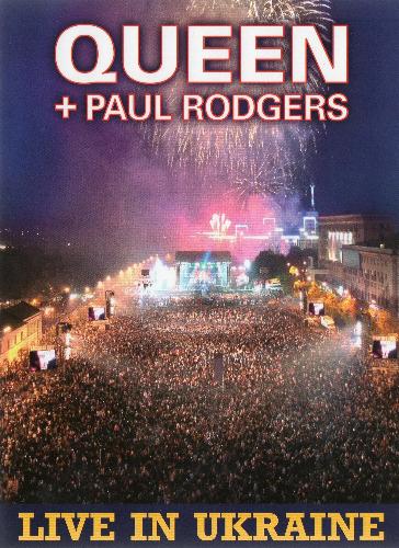Queen + Paul Rodgers 'Live In Ukraine' UK DVD and 2CD set front sleeve