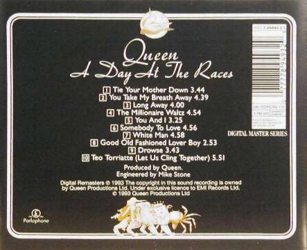 UK 1994 digital remaster CD back sleeve