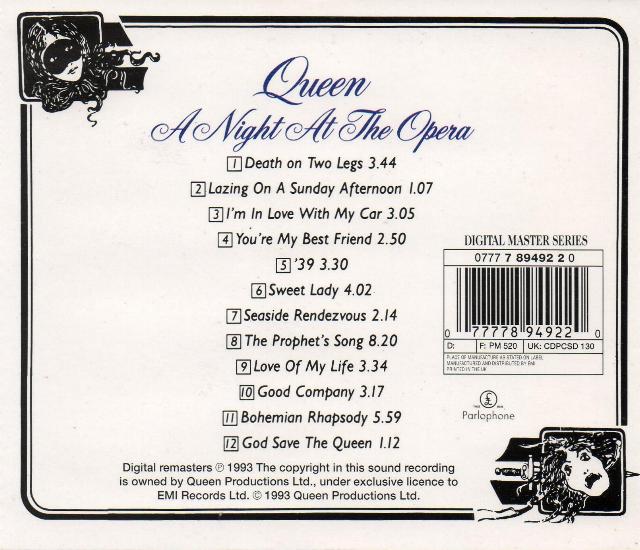 UK 1994 digital remaster CD back sleeve