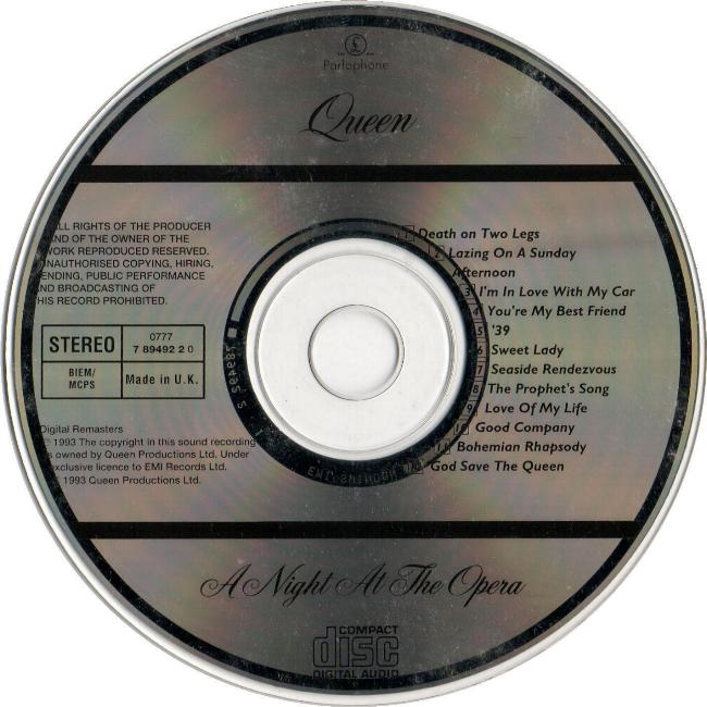UK 1994 digital remaster CD disc