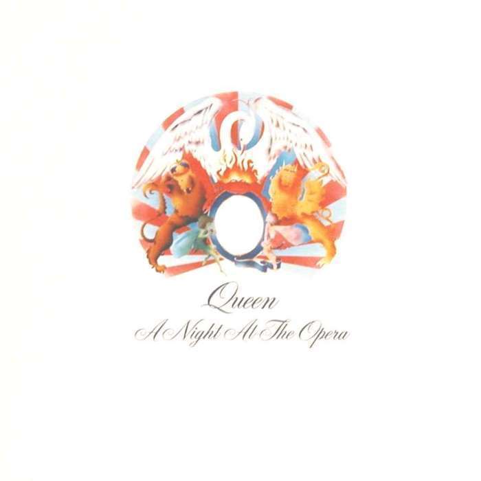 Queen 'A Night At The Opera' UK LP front sleeve