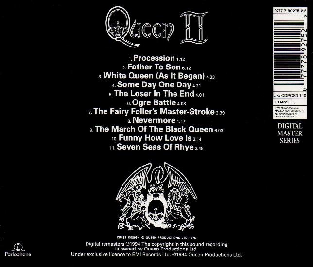 UK 1994 digital remaster CD back sleeve