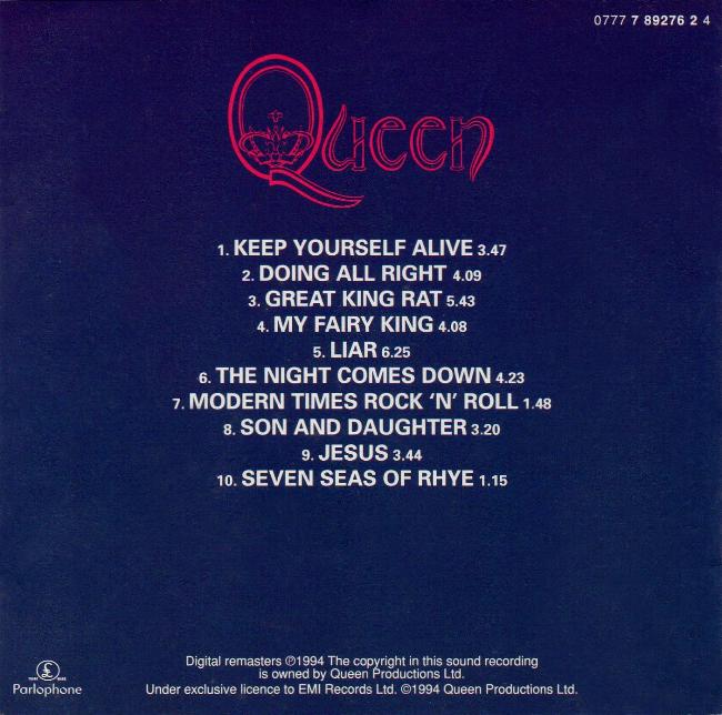 UK 1994 digital remaster booklet back sleeve