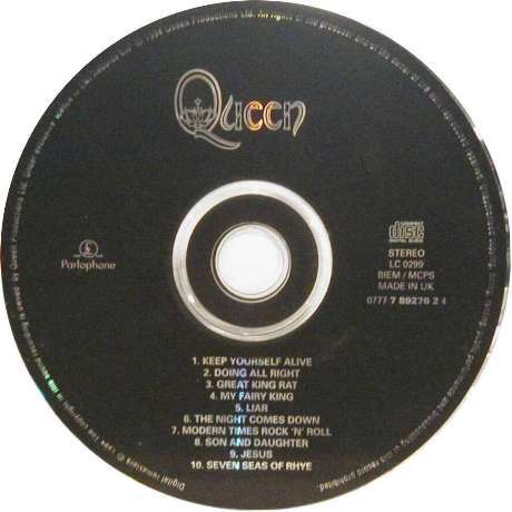 UK 1994 digital remaster CD disc