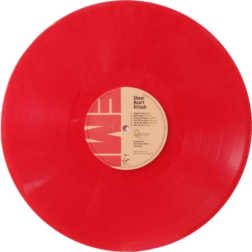 'Sheer Heart Attack' coloured vinyl