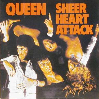 Queen 'Sheer Heart Attack' UK LP front sleeve