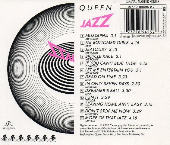 UK 1994 digital remaster CD back sleeve