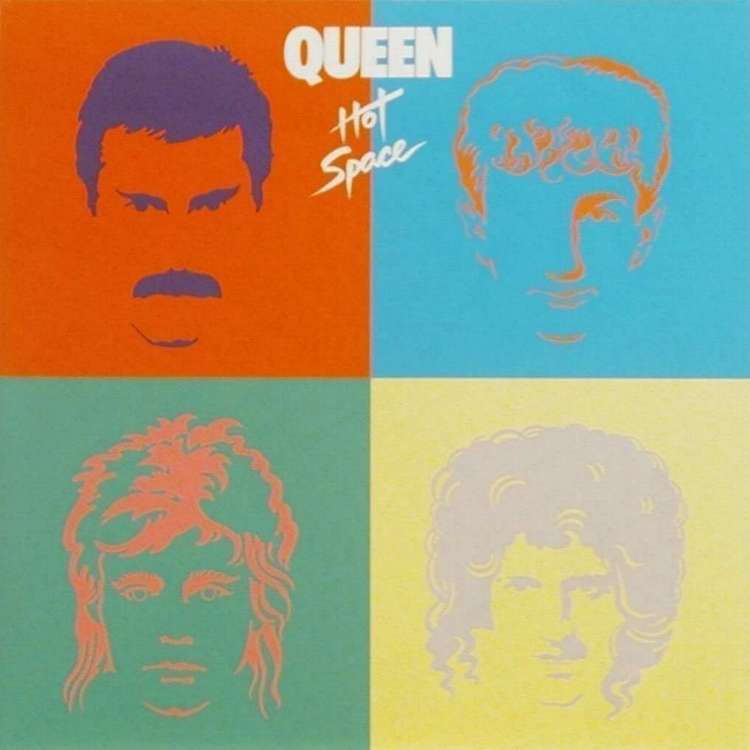 Queen 'Hot Space' UK LP front sleeve