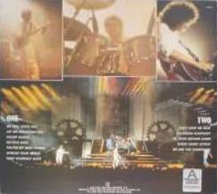 Queen 'Live In Concert' New Zealand LP back sleeve