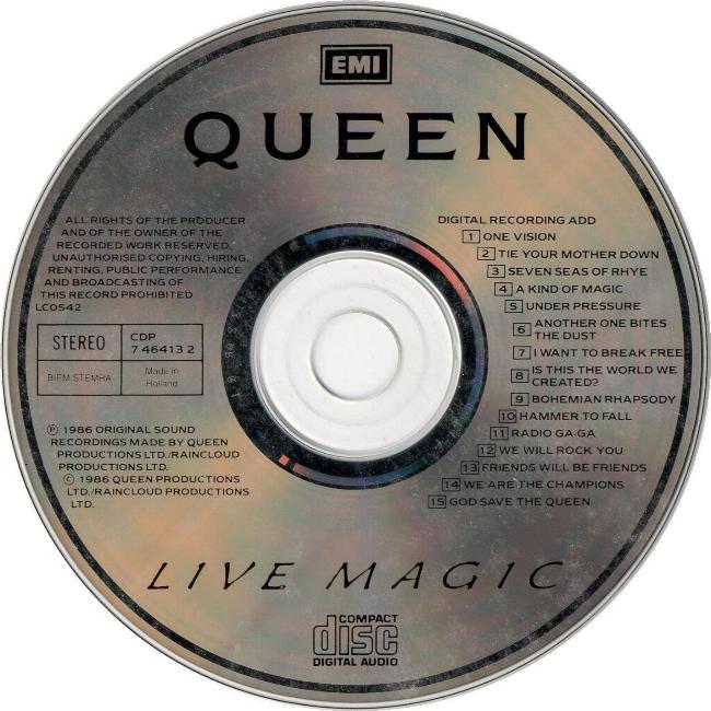 UK CD disc