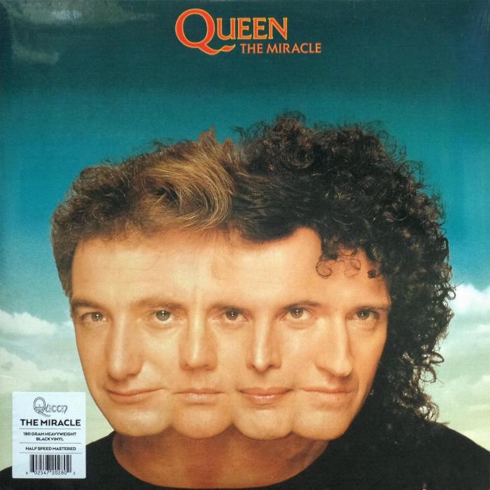 Queen 'The Miracle' 2015 'The Studio Collection' LP stickered front sleeve