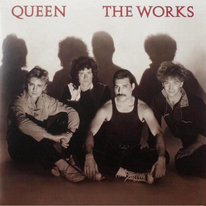 Queen 'The Works' 2015 'The Studio Collection' LP front sleeve