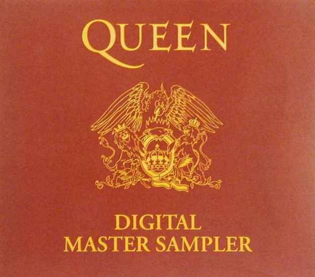 Queen 'Digital Master Sampler' UK CD promo front sleeve