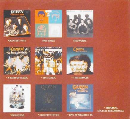 Queen 'Digital Master Sampler' UK CD promo inner
