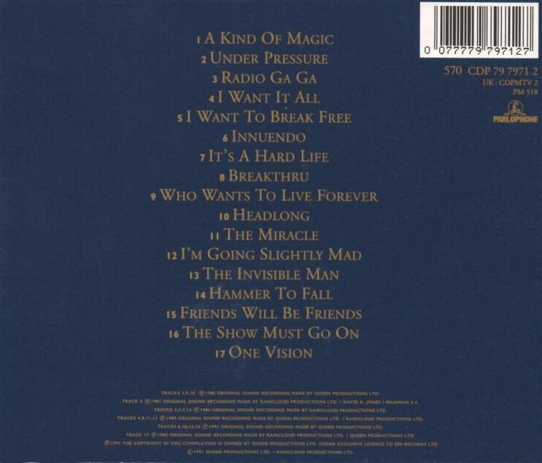 UK CD back sleeve