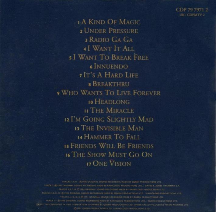 UK CD booklet back sleeve