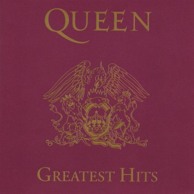 Queen 'Greatest Hits' US 1992 CD front sleeve