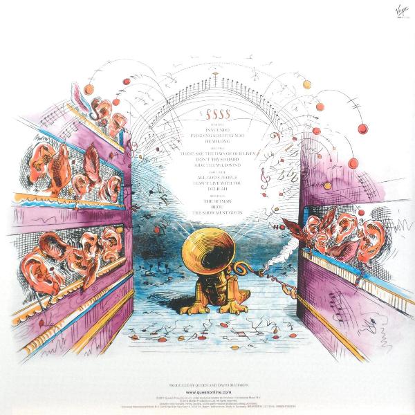 Queen 'Innuendo' 2015 'The Studio Collection' LP back sleeve