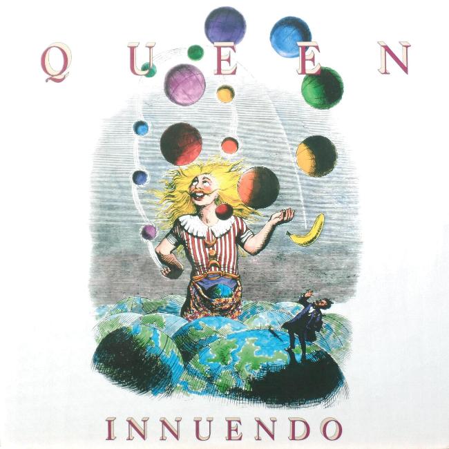 Queen 'Innuendo' 2015 'The Studio Collection' LP front sleeve
