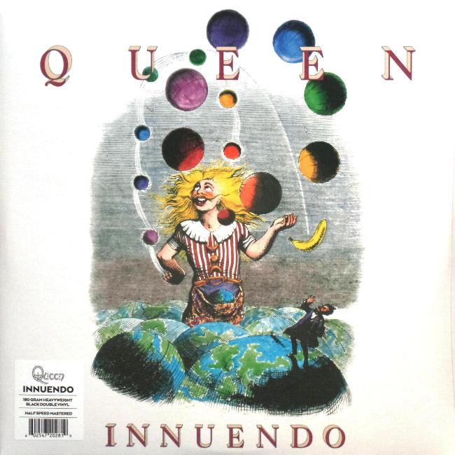 Queen 'Innuendo' 2015 'The Studio Collection' LP stickered front sleeve