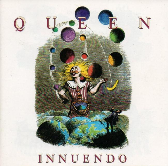 Queen 'Innuendo' UK LP front sleeve