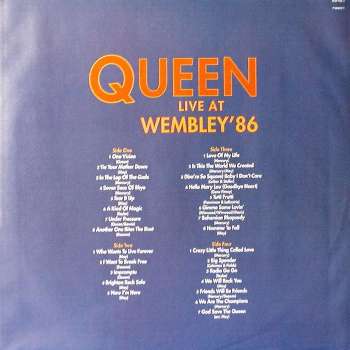 Queen "Live Wembley 1986" album gallery