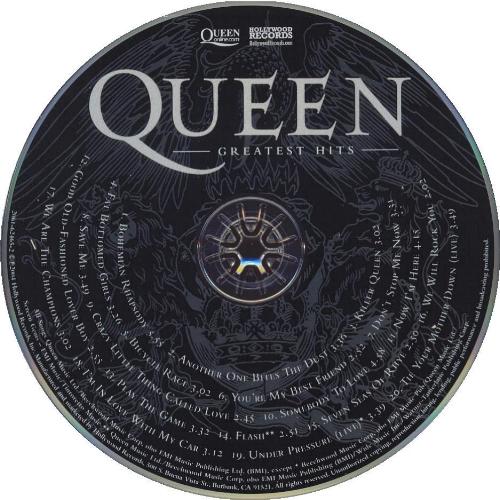 Queen 'Greatest Hits' US 2004 CD disc