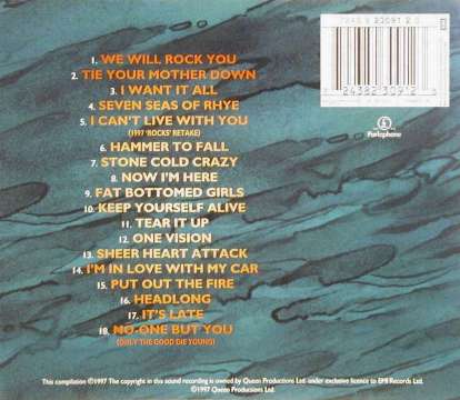 UK CD back sleeve