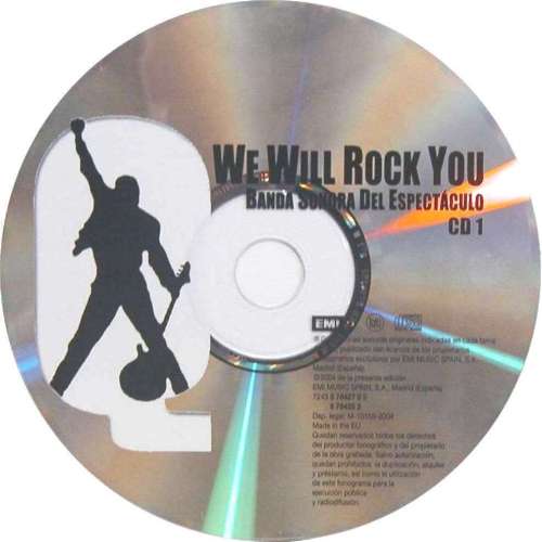 'We Will Rock You' musical Spanish cast album CD disc