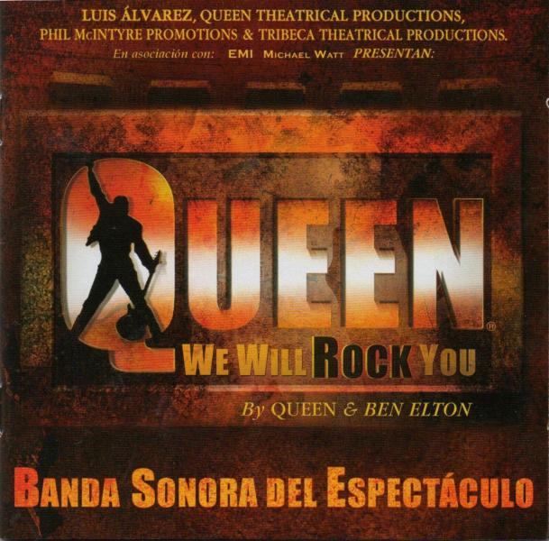 'We Will Rock You' musical Spanish cast album CD front sleeve