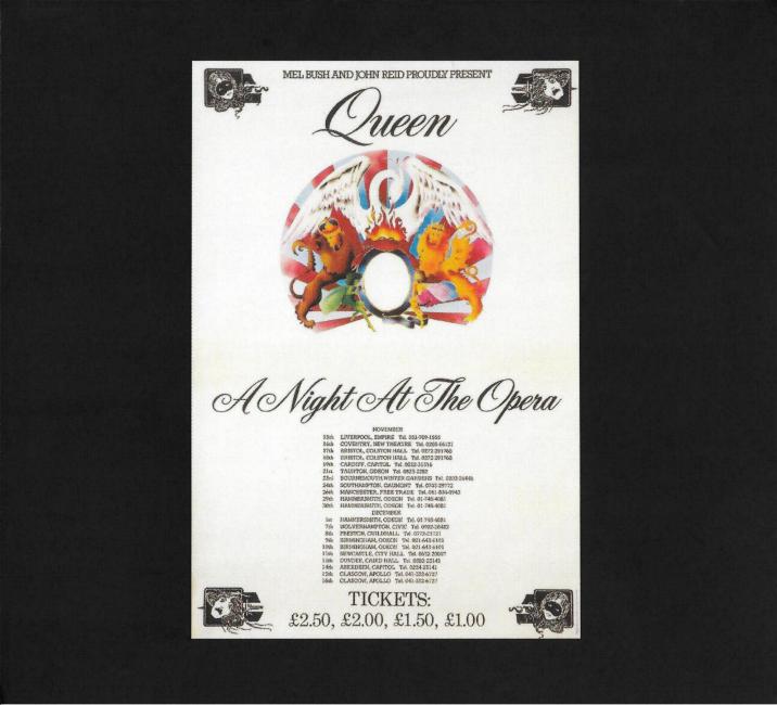 Queen 'A Night At The Odeon' UK CD tray