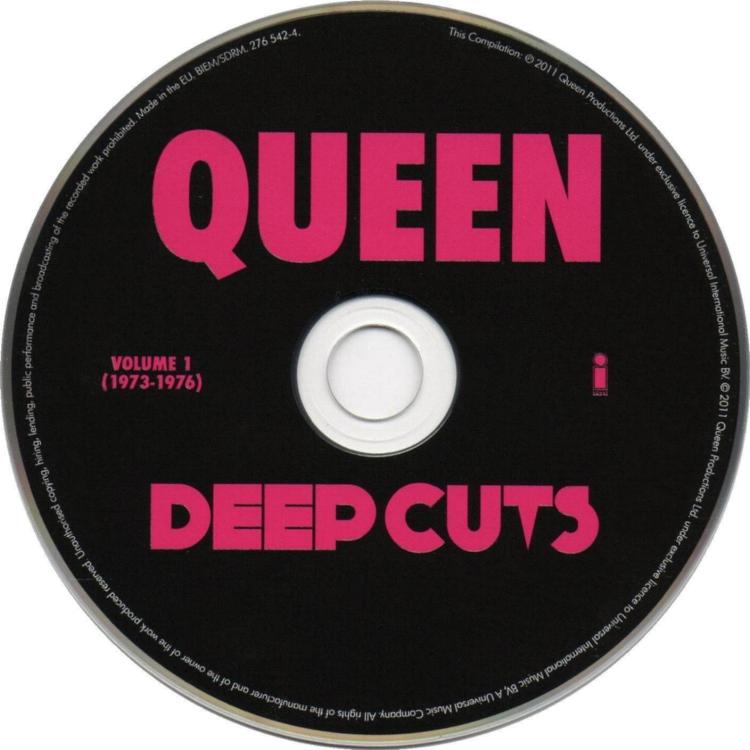 Queen 'Deep Cuts 1' UK CD disc