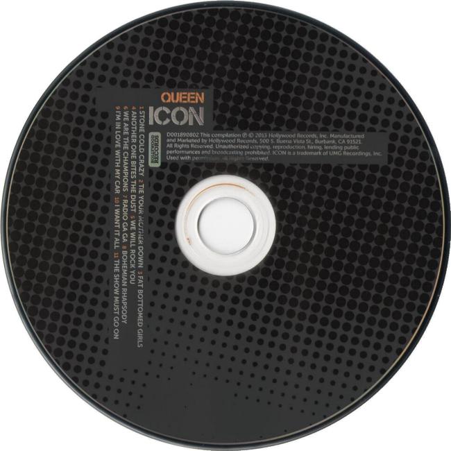 Queen 'Icon' US CD disc